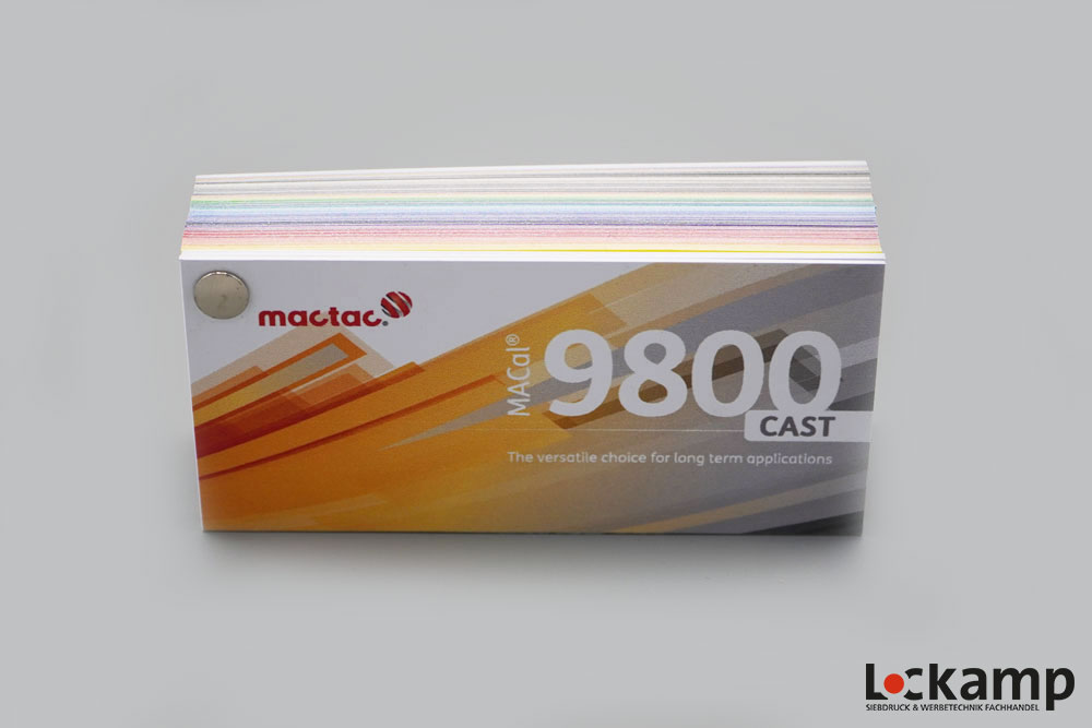 Farbfächer Mactac MACal 9800 Cast